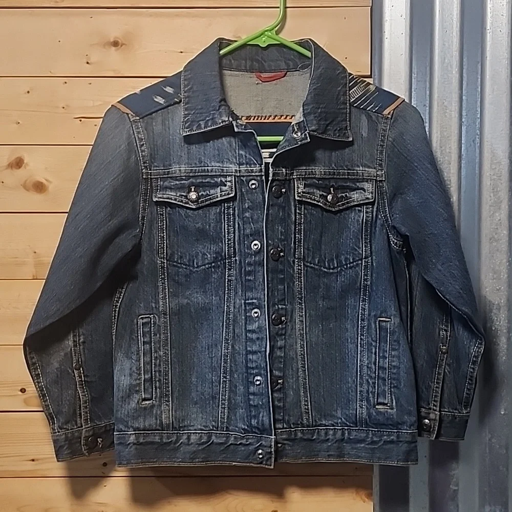 Girls Vintage OshKosh B'gosh Jean Jacket size 14